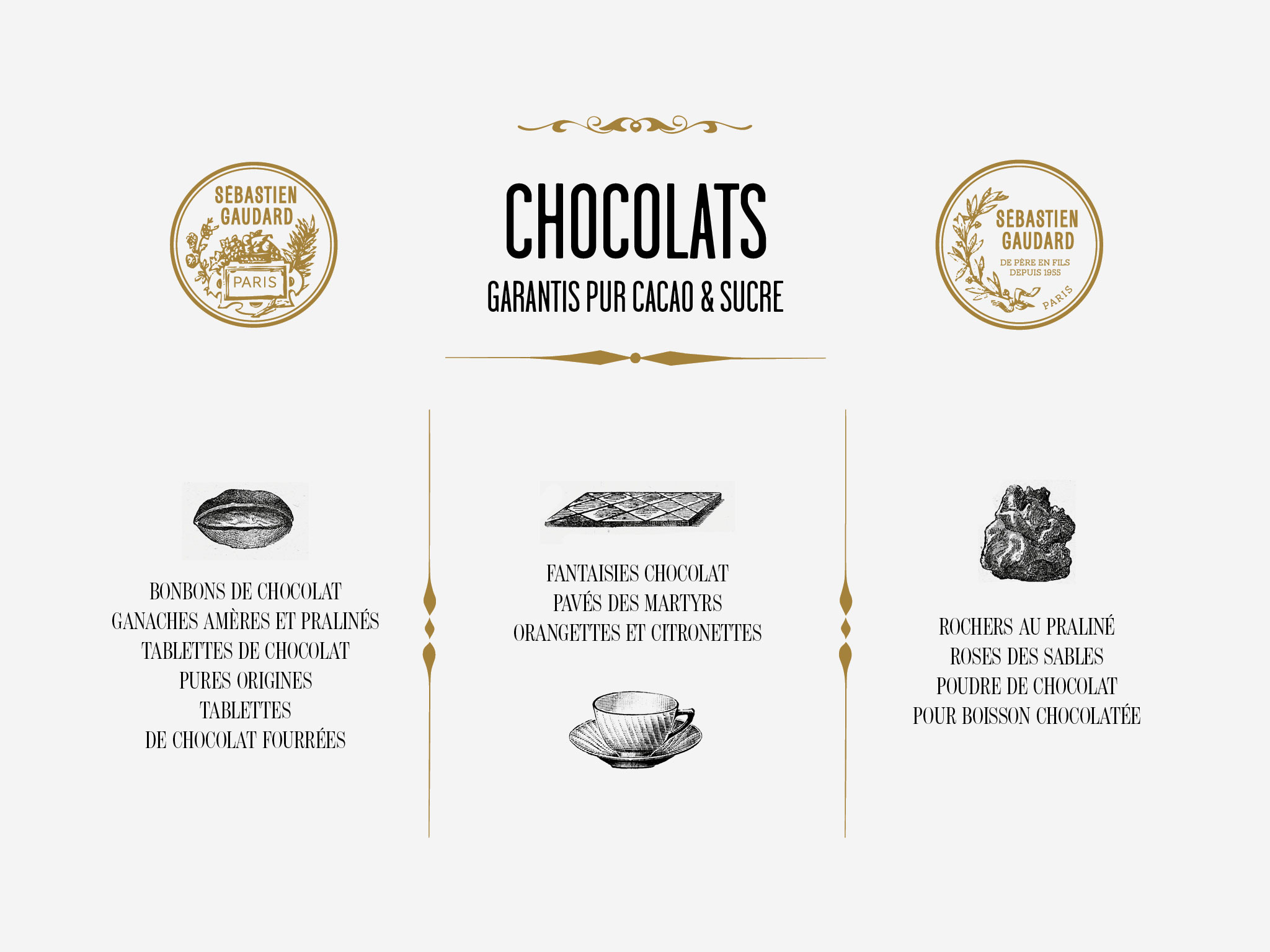 Les chocolats du patissier SÃ©bastien Gaudard